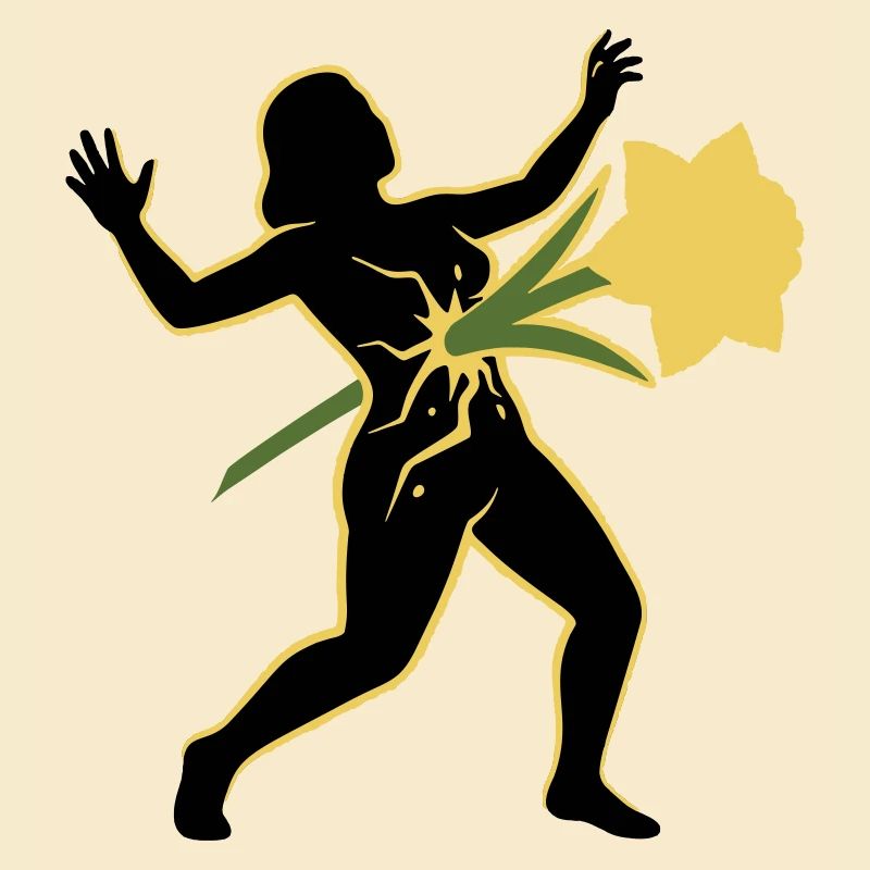 Danse de la Silhouette avec la Fleur