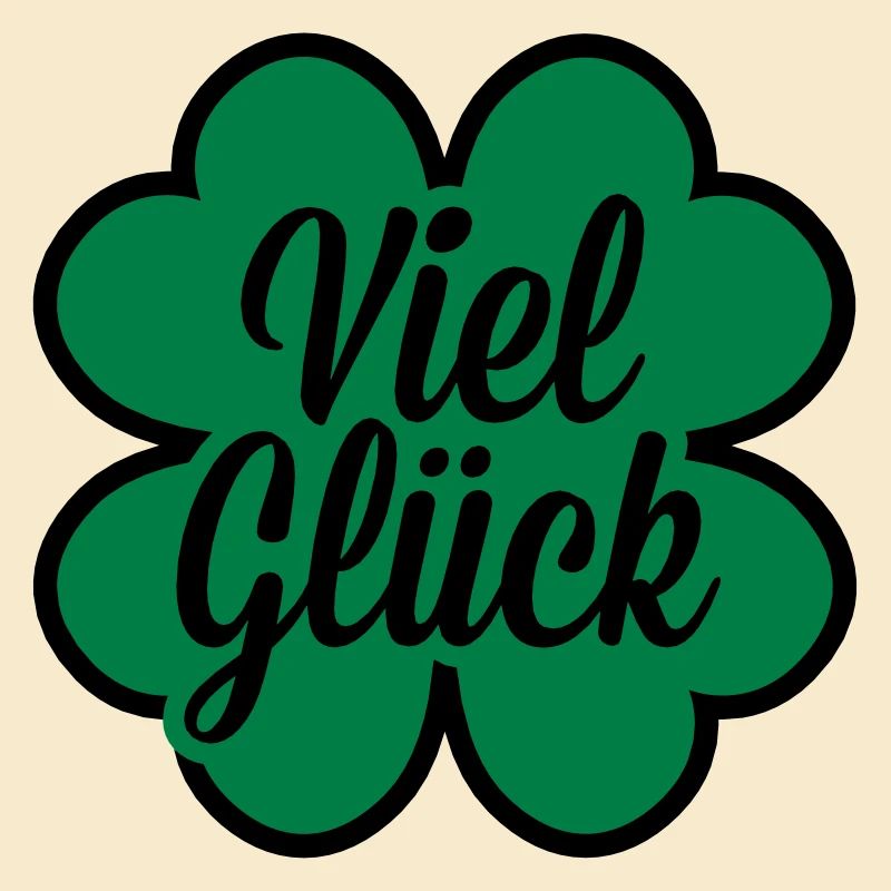 Viel Glück Kleeblatt