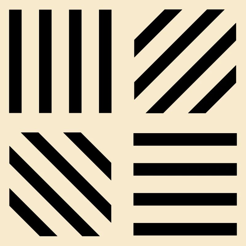 motif graphique de rayures