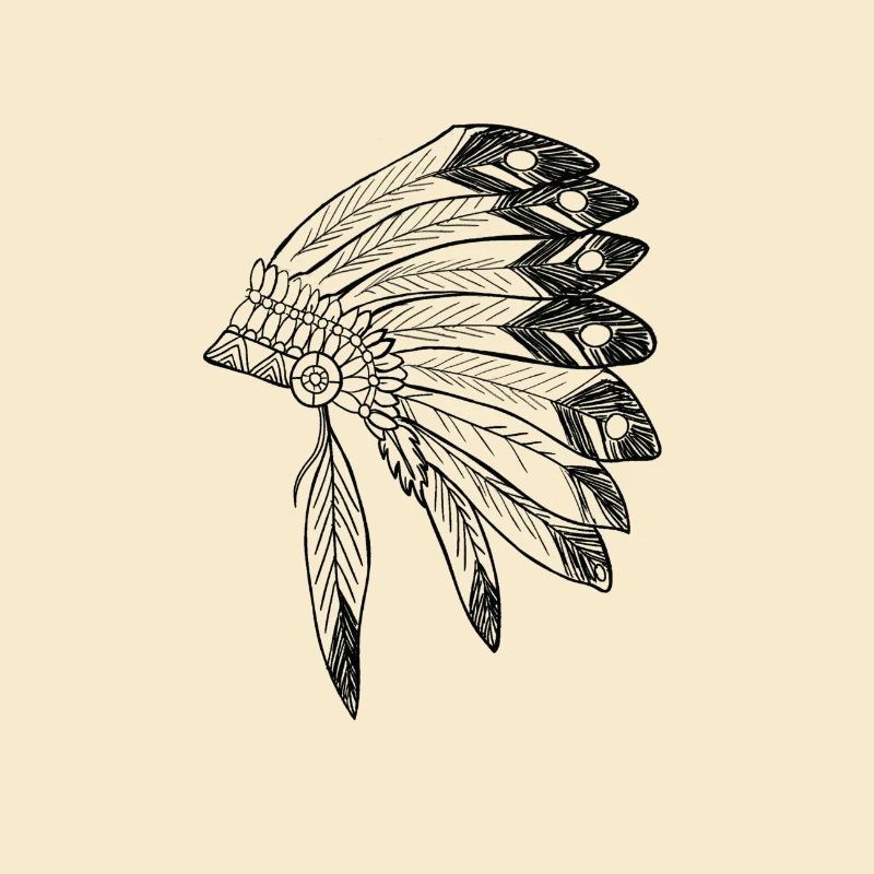 Coiffe Apache Guerrier Indien