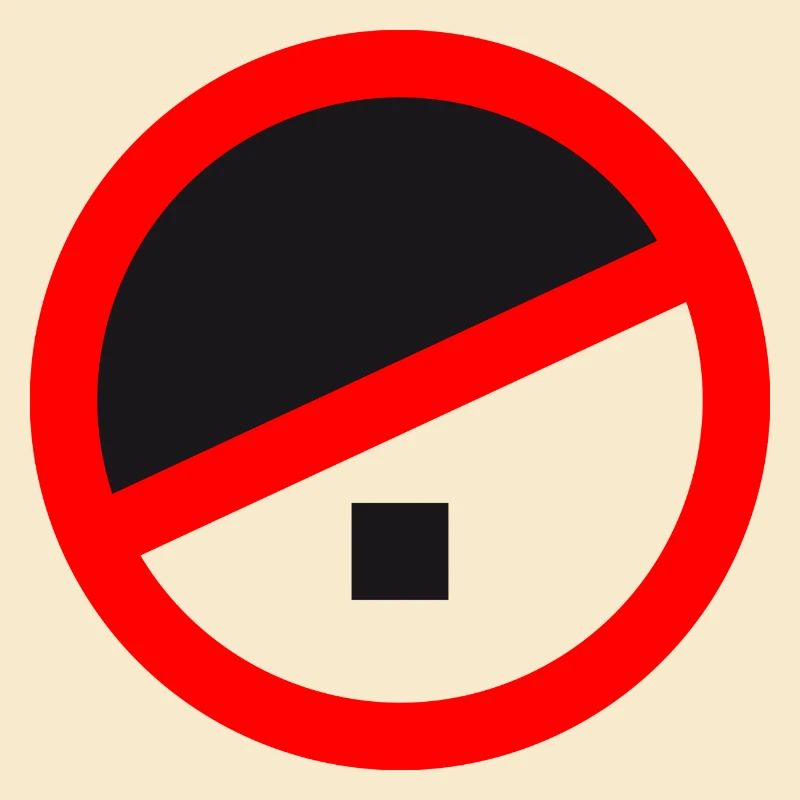 circulaire rond adolf interdit non no racism logo text d