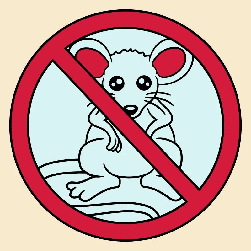 signe interdit a barré pas de souris suess n