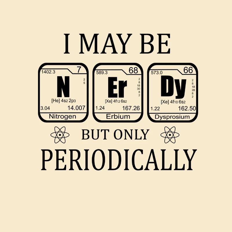 Chemistry Science Periodic Table Nerd