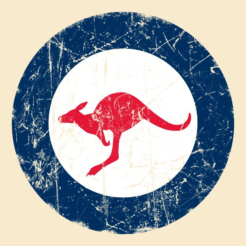 Australien Luftfahrt Cockade Vintage-Effekt
