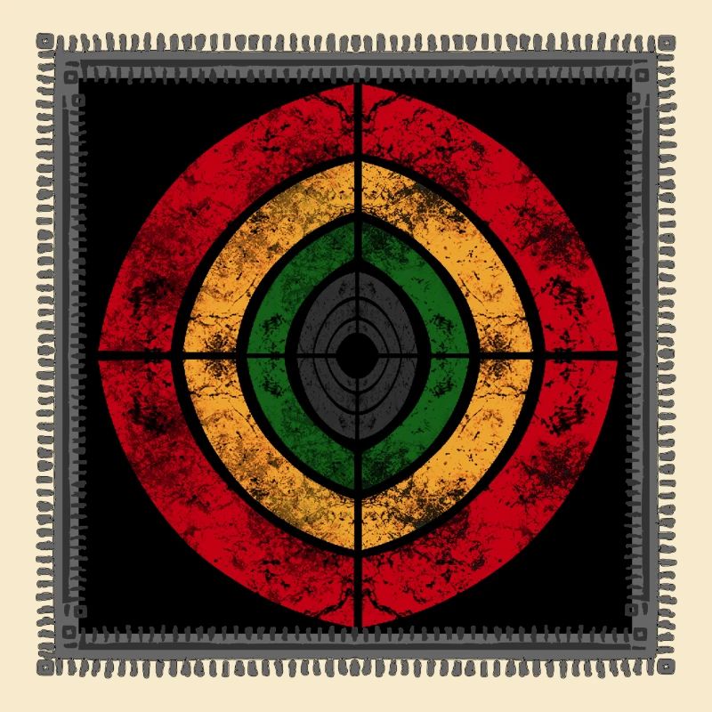 Design reggae abstrait aux couleurs rétro