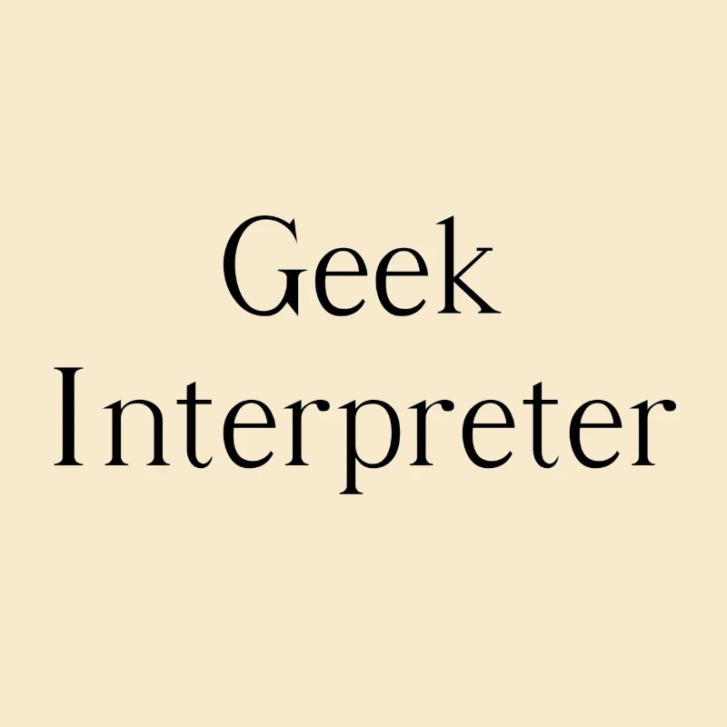 Geek interpreter