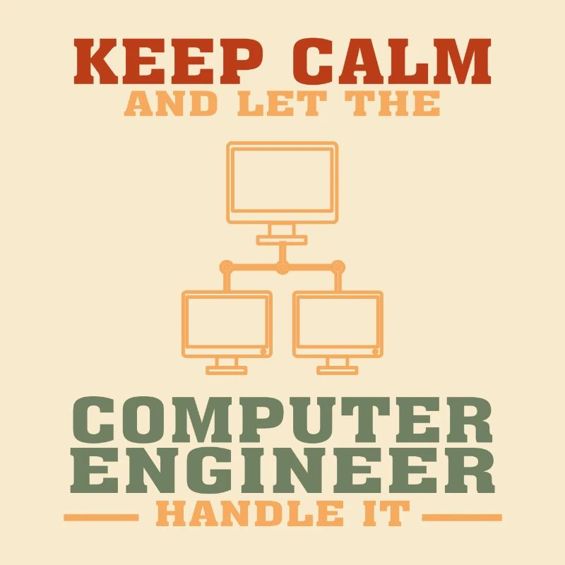 Bestseller Computer Engineer Tshirt, Keep Calm
