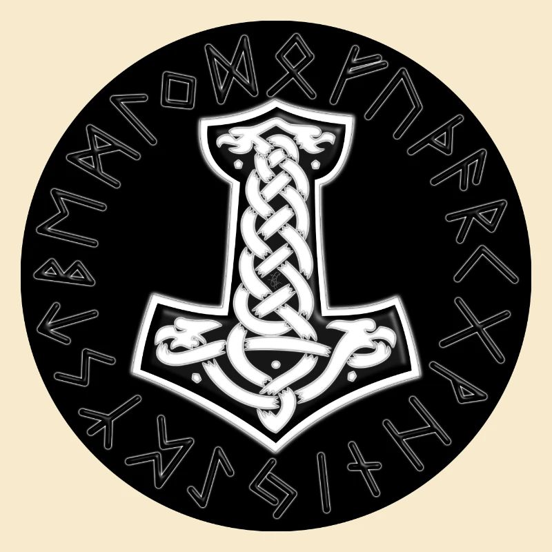 Mjölnir Celtic Runic Knot