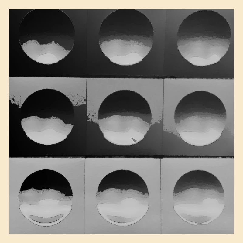 Grey spheres