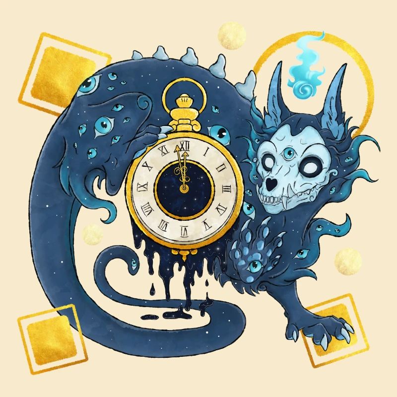 Blue Ink Spirits - Chinesischer Dämonenwächter der Zeit