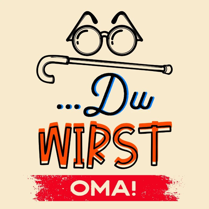 Großmutter Statement Oma Brille Sehschwäche Omi