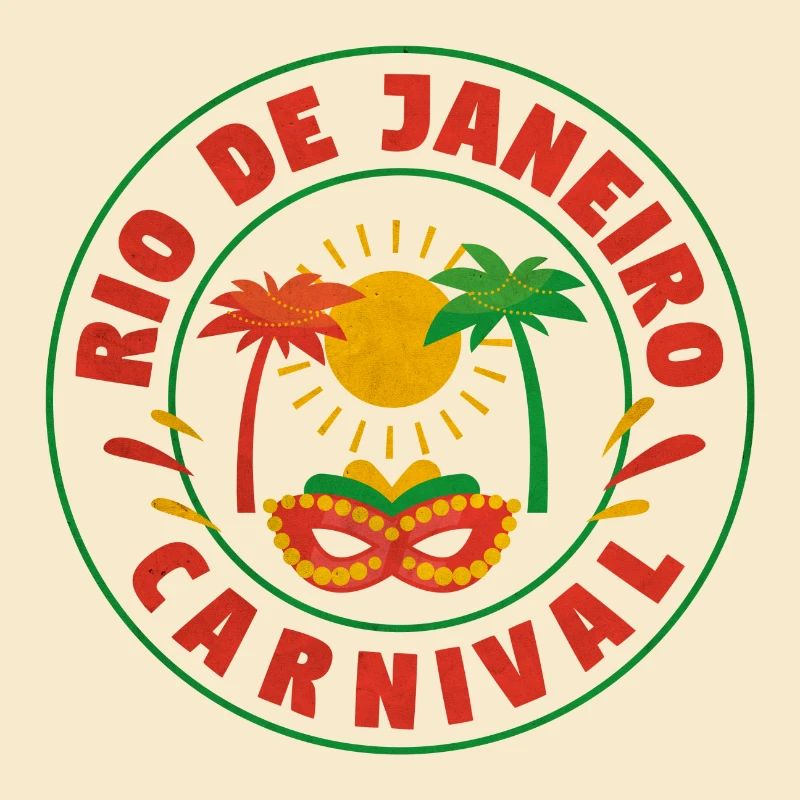 Rio Carnaval Sun Mask Logo