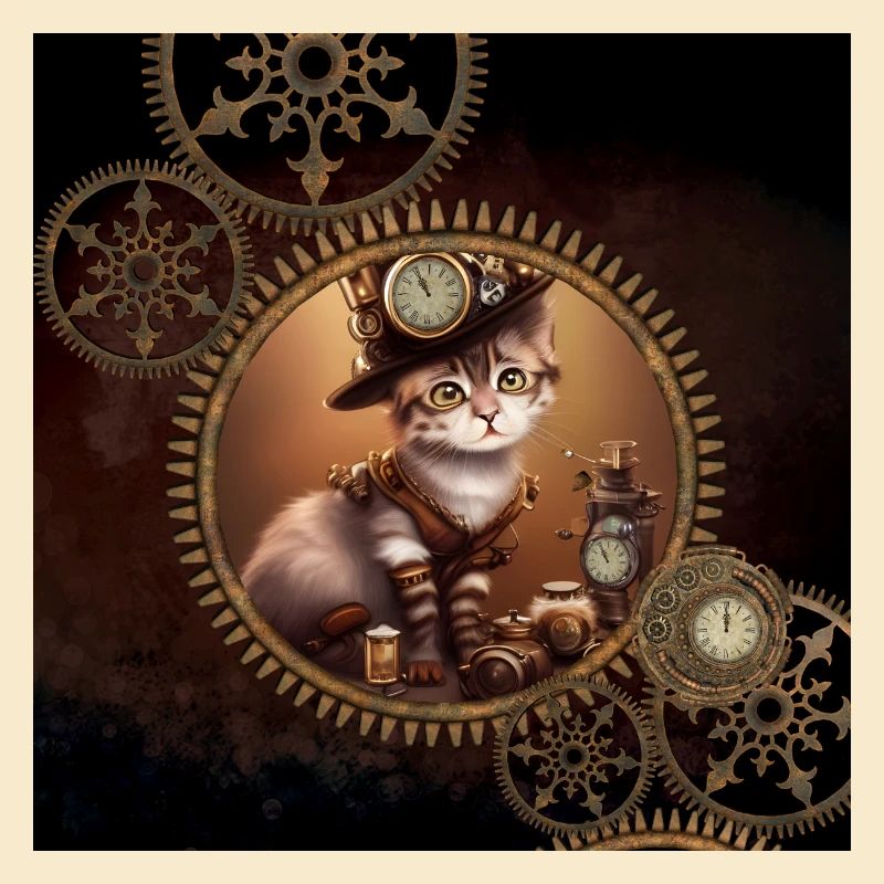 Little steampunk kitten