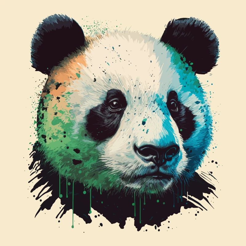 Visage de Panda