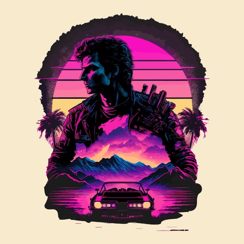 Synthwave-Kunst