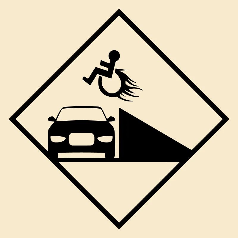 Rollstuhlfahrer springt über eine Rampe #