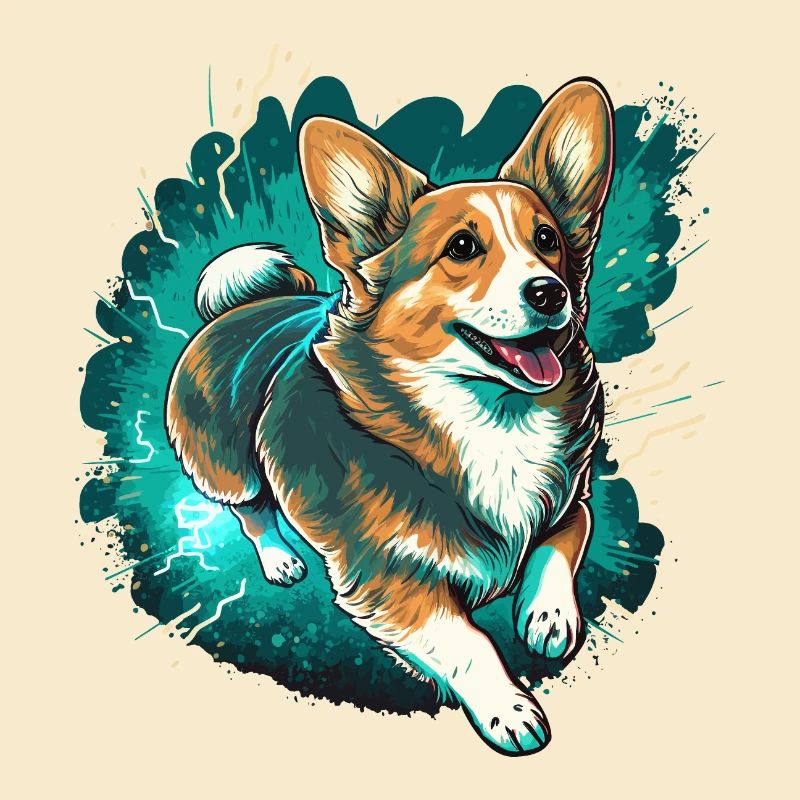 Running Corgi