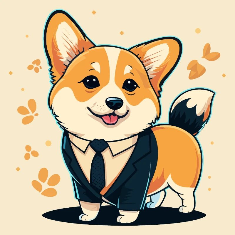 Corgi Welpen Spaß