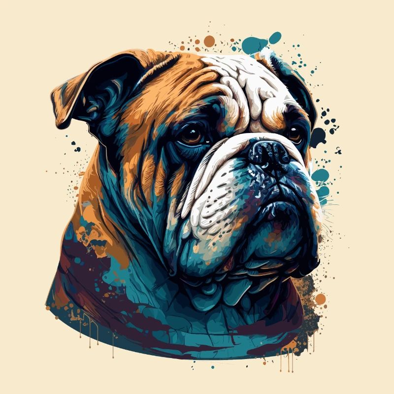 Bouledogue malheureux