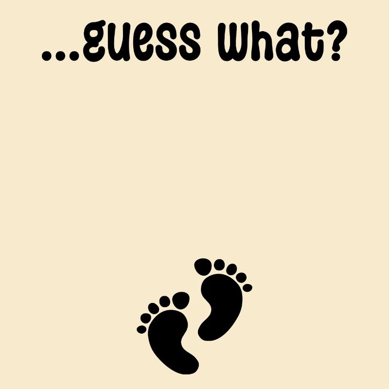 Déclaration de grossesse Pieds de bébé enceinte Maman