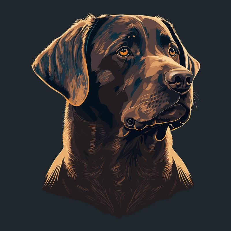 Tapferer Labrador Retriever
