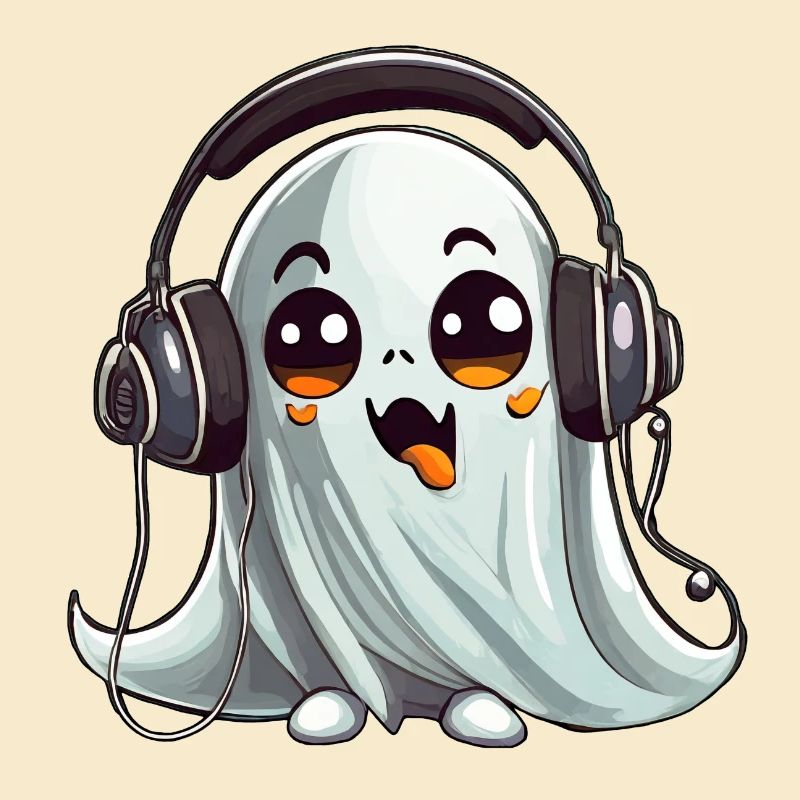 Funny ghost for halloween