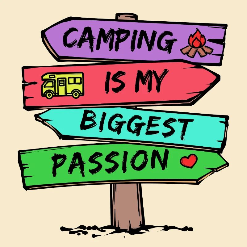 Déclaration de camping Caravane Camper Vacances Randonneurs