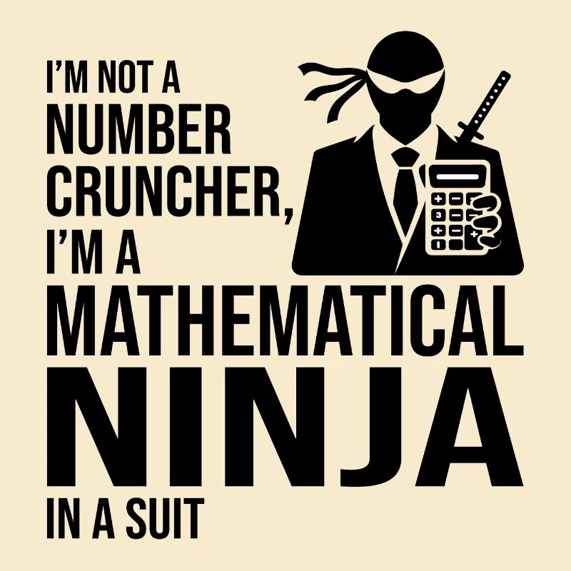 Ninja mathématique Comptable Comptable Finance