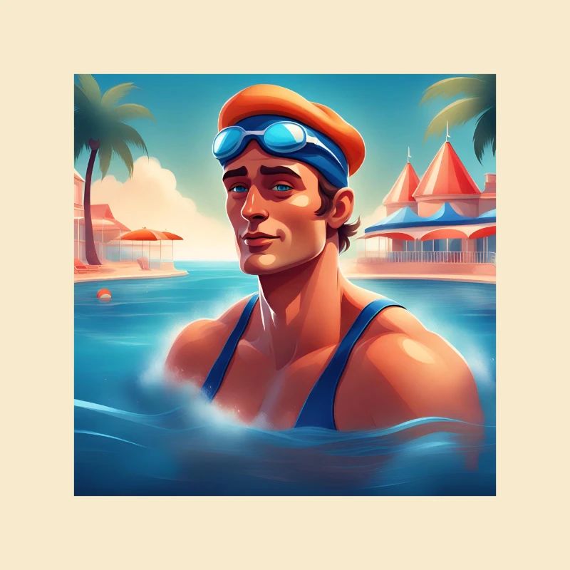 vacances à la mer, baignade, vacances d'été
