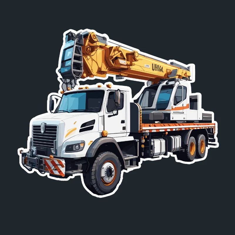 Crane / construction site / winch / crane system