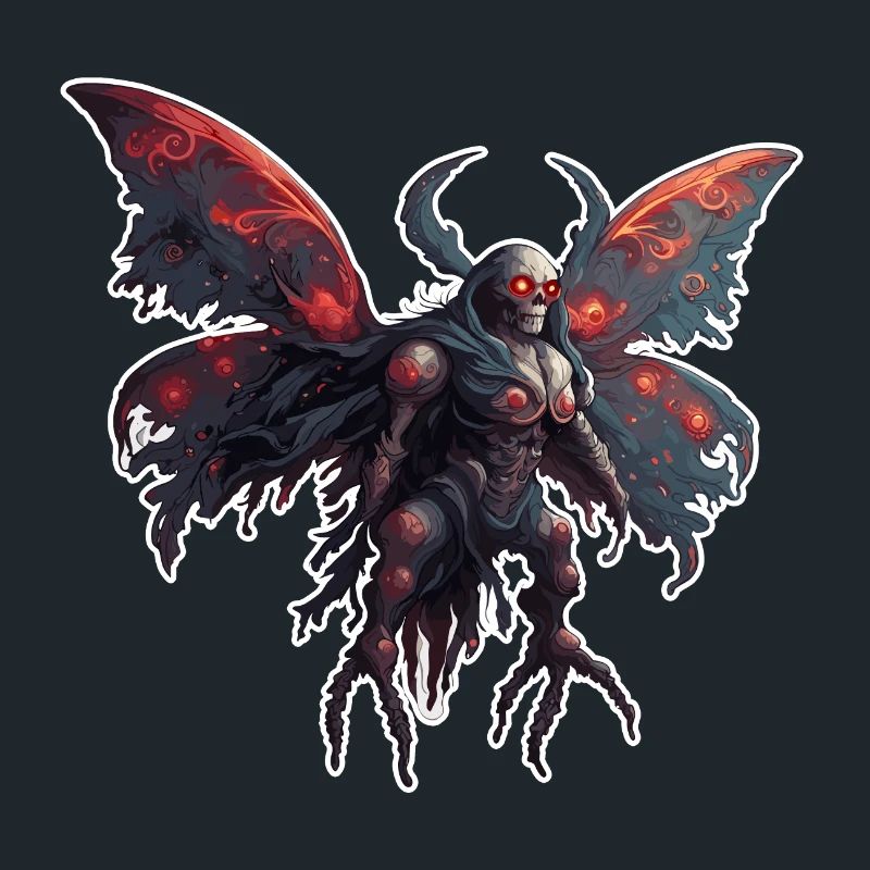 Mothman / Moth / Insect / Mythical Creature / Flutter