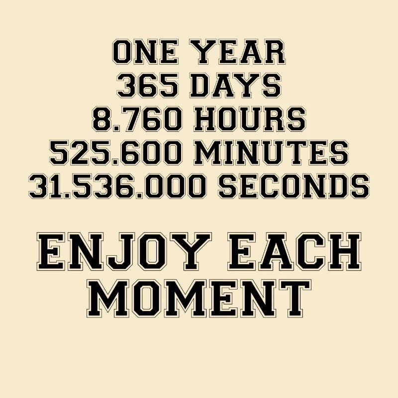 Profitez de l’instant. Le temps comme élément de la vie.