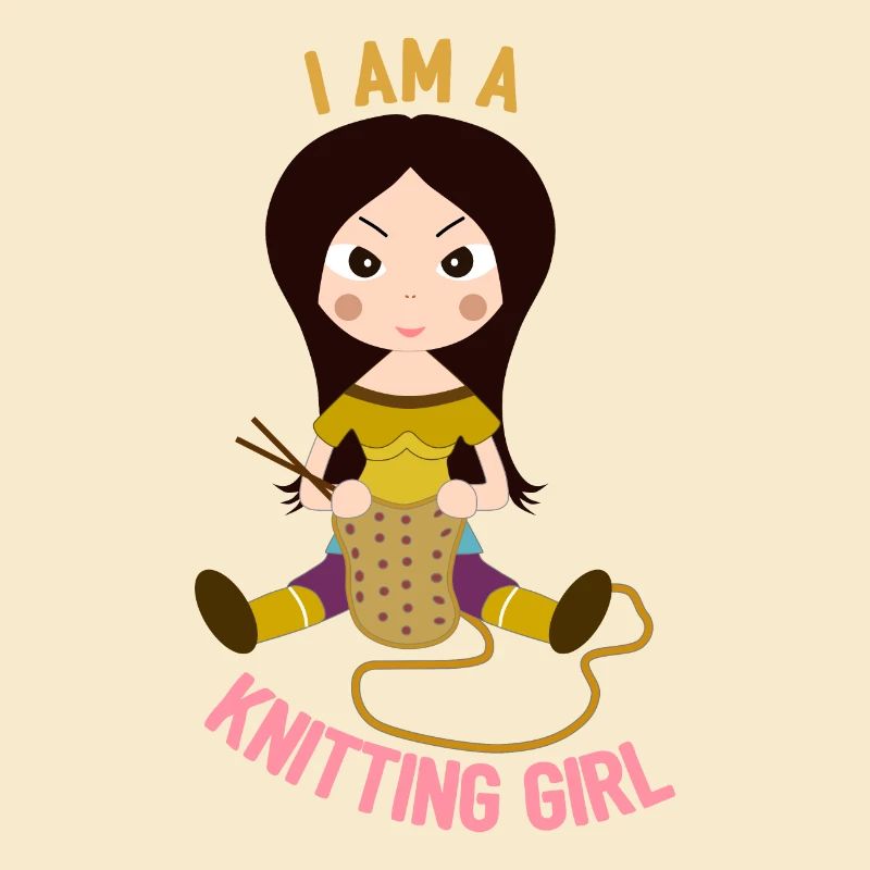 Ich bin ein Strickmädchen