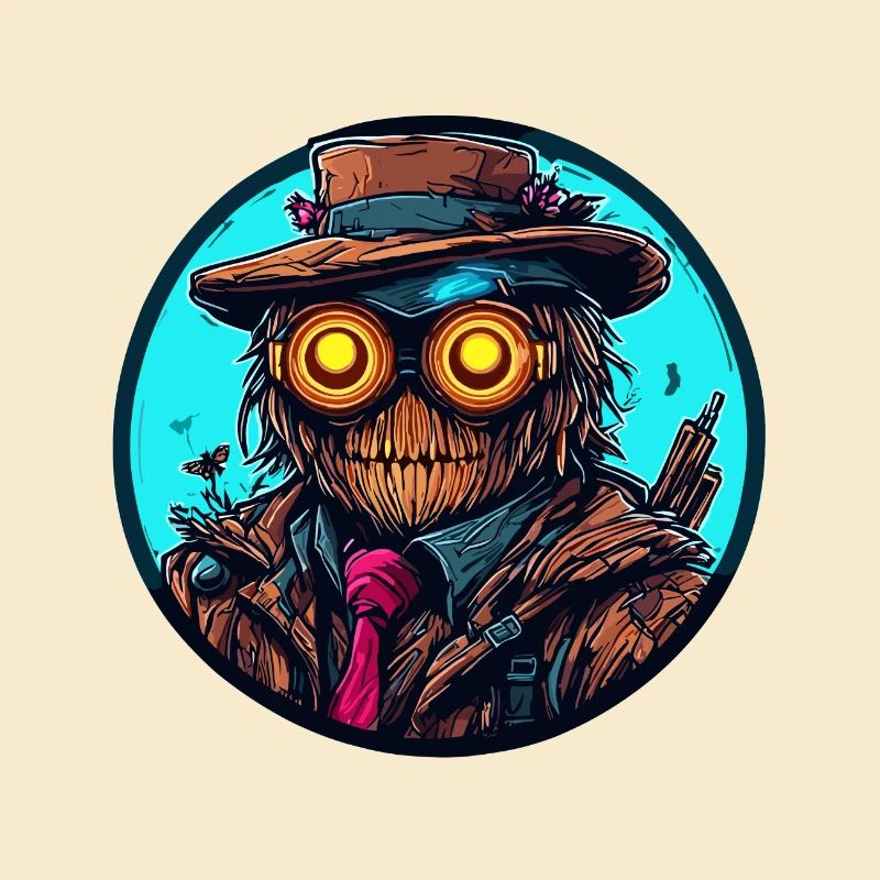 Vogelscheuche / Erntehelfer / Maisfeld / Feld