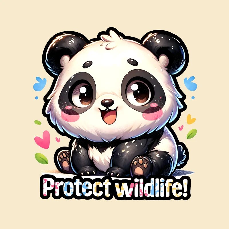 Protéger la faune Panda géant Jour de la Terre Amoureux du panda