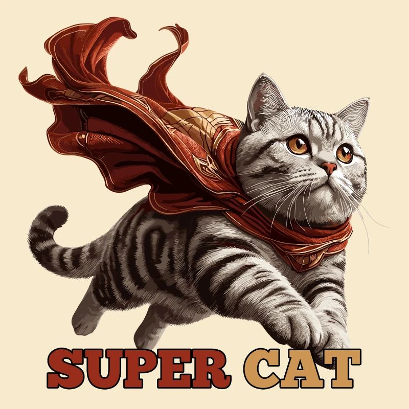 Super Katze Britisch Kurzhaar BKH getigert