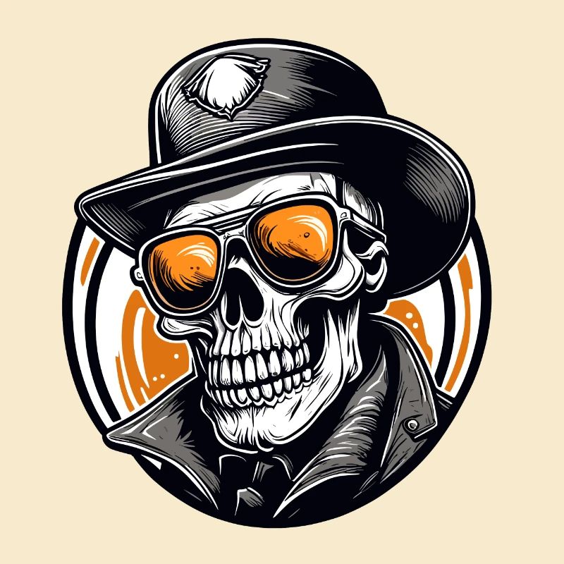 Skull / Skull / Skeleton / Gothic / Tattoo