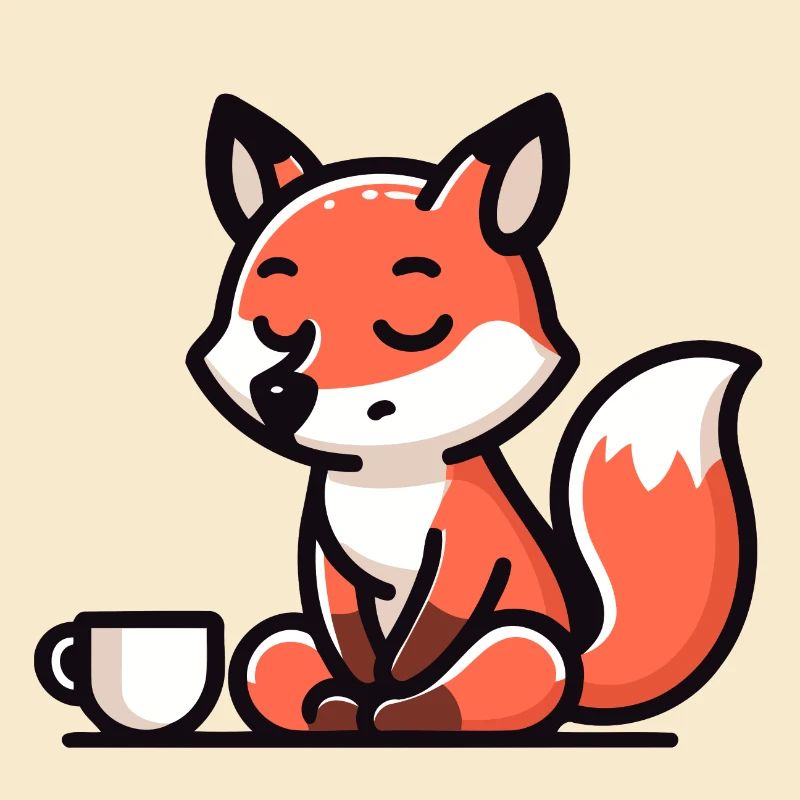 Zen Fox : le maître de thé tranquille