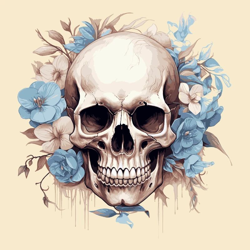 Crâne de fleur
