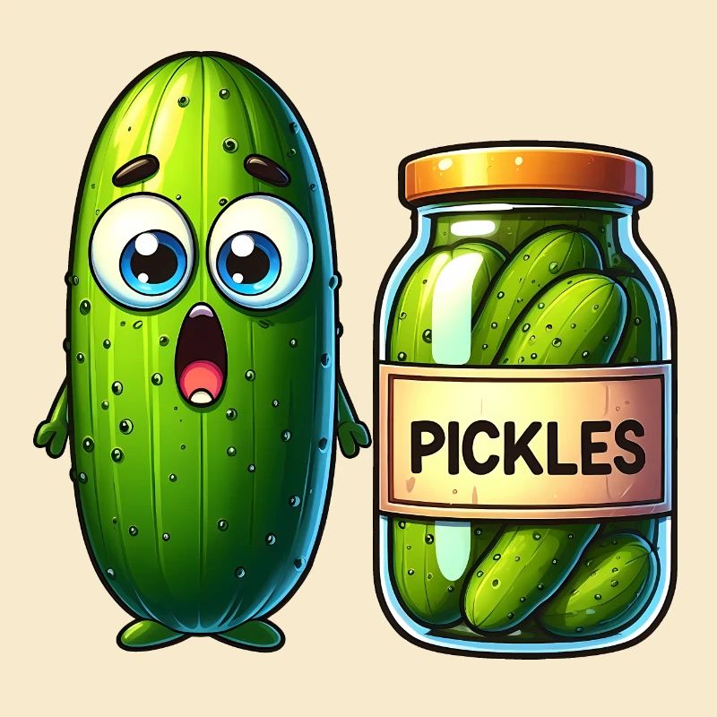 La situation difficile des cornichons au concombre : choqué et choqué !