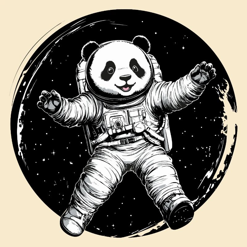 Astronaut Panda – Cute Space Explorer