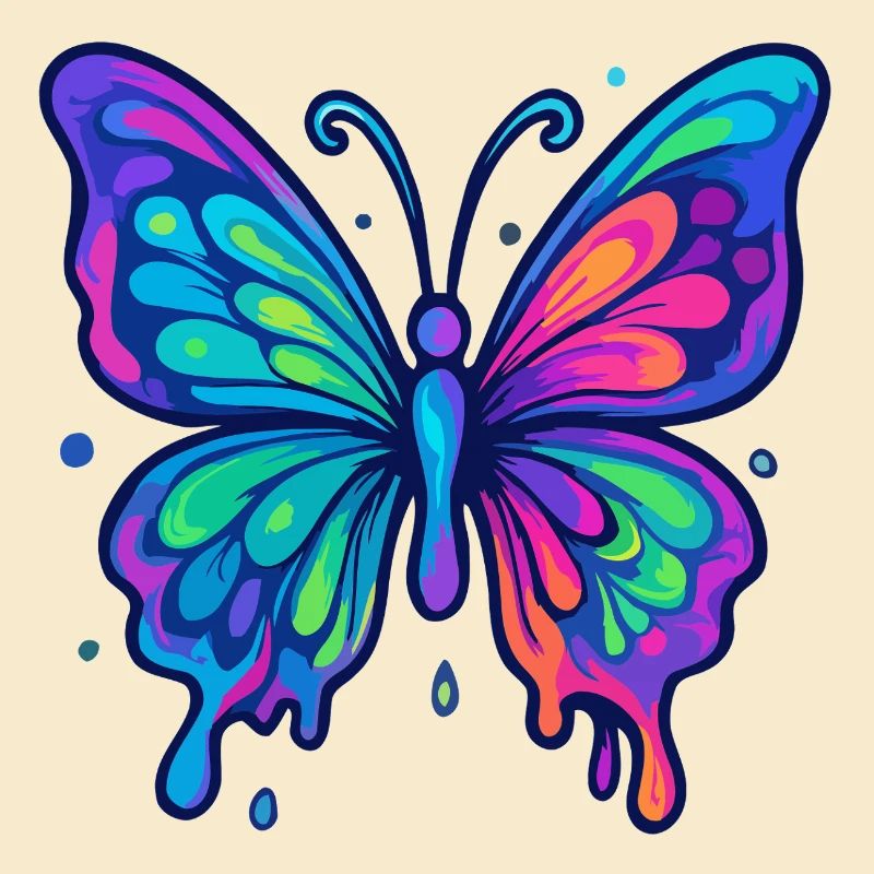 Regenbogen Schmetterling