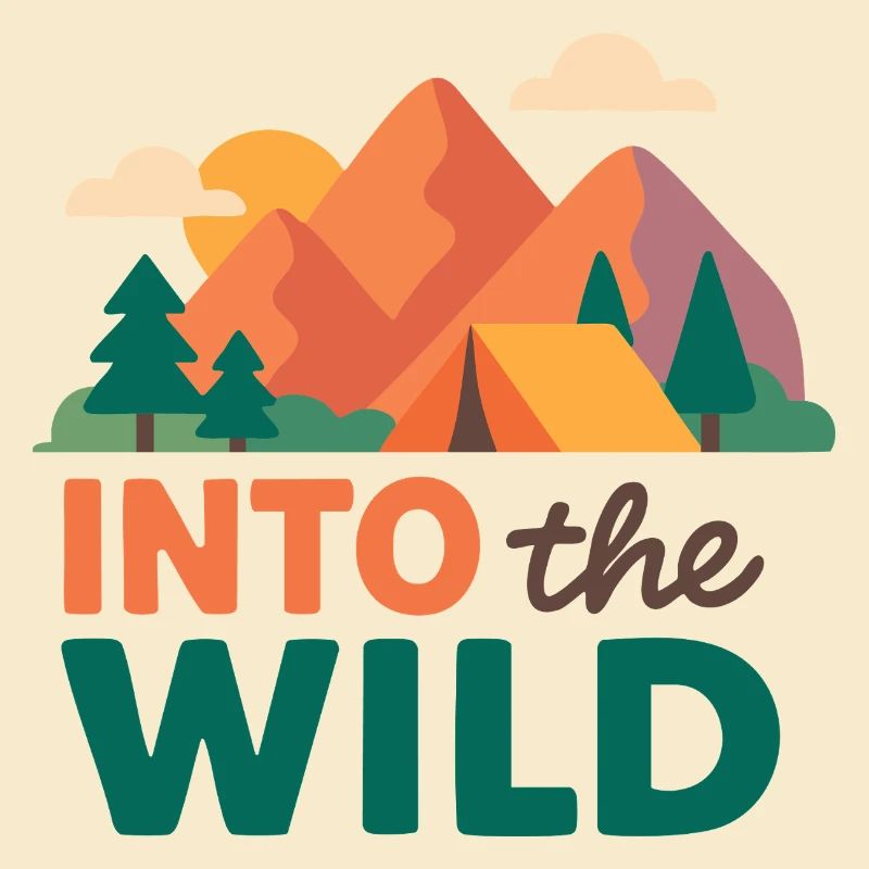 Mountains and forest wilderness