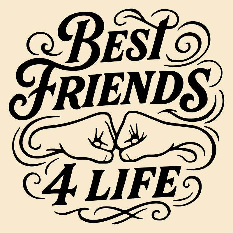 Beste Freunde Faustschlag