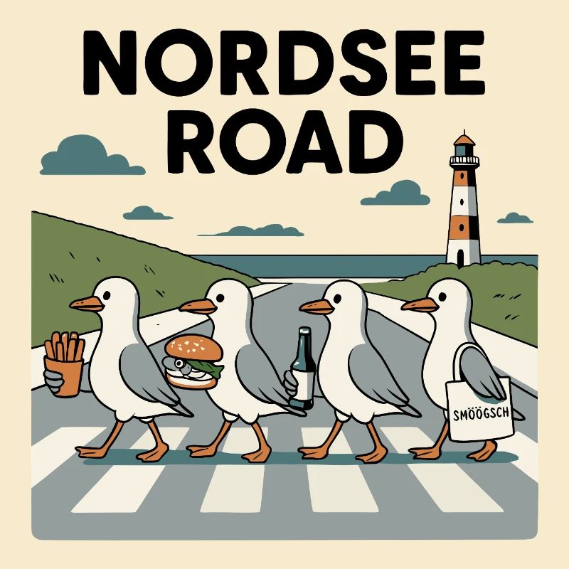 Nordseeroad Möwen