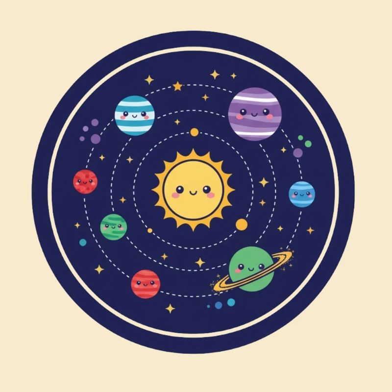 Conception joyeuse du système solaire