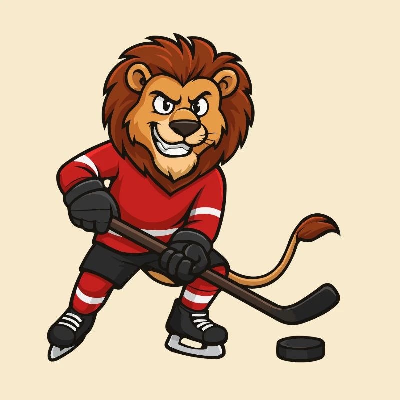 Löwe Hockey Comic