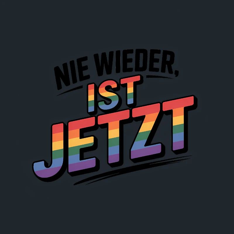 Never again is now! - Cool Pride logo
