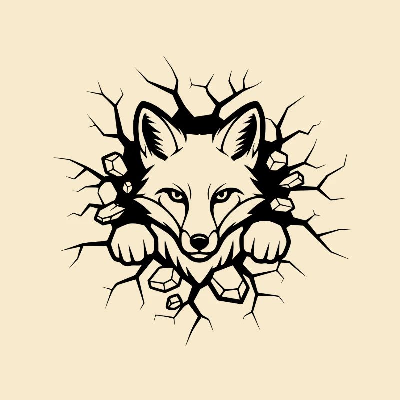 Fox Wall Breakthrough Illustration