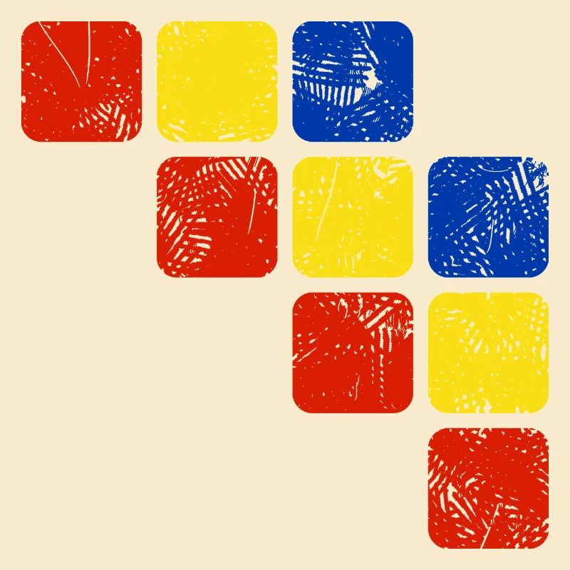 Farben Ornament Muster - Grundfarben